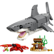 LEGO® Creator 3in1 Fierce Shark with a Treasure Chest Toy - 31381 - 379 Piece Building Set
