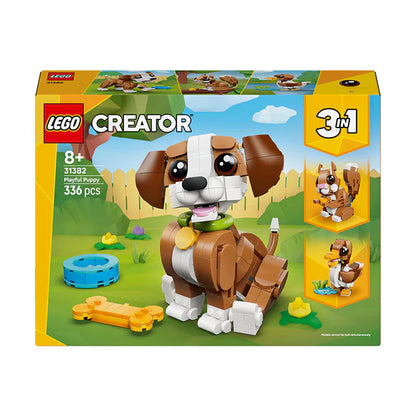 LEGO® Creator 3in1 Cute Animals: Playful Puppy Dog 31382 – 336 Piece Building Set