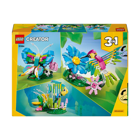 LEGO® Creator 3 in1 Wild Animals: Colourful Hummingbird Decor - 31384 - 312 Piece Building Set