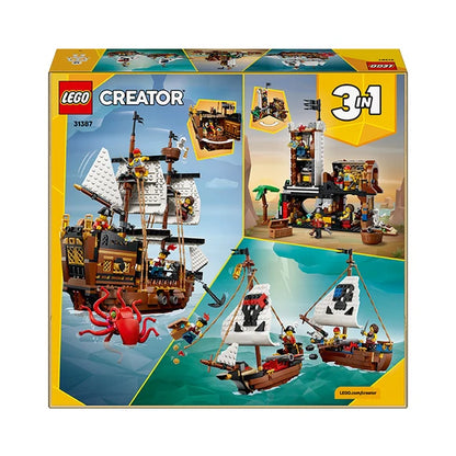 LEGO® Creator 3in1 Iconic Pirate Ship — 31387 — 1074 Piece Building Set