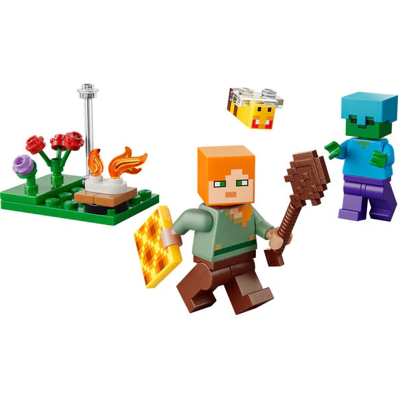 LEGO® Minecraft® Alex’s Campfire Conflict Recruitment Bag 30732 – 31 Piece Building Set