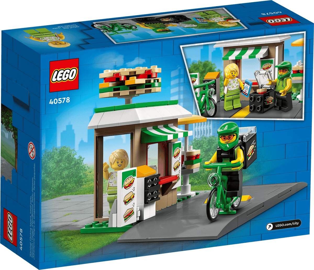 LEGO® City - Sandwich Shop - 40578 - 110 Piece Building Set