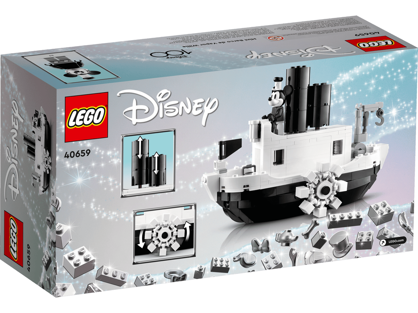 LEGO® Disney Mini Steamboat Willie - 40659 - 424 Piece Building Set