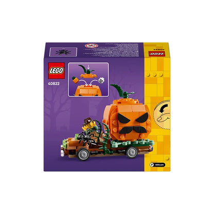 LEGO® Iconic Jack-O'-Lantern Pickup Truck — Halloween — 40822 — 177 Piece Building Set