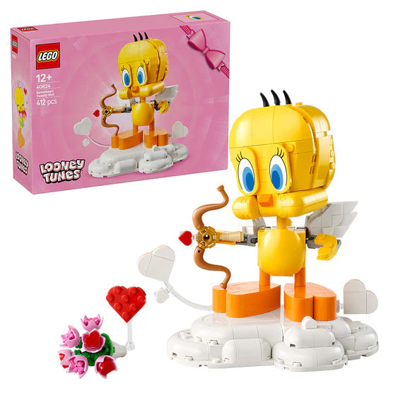LEGO® Looney Tunes™ Sweetheart Tweety Bird Figure — 40824 — 412 Piece Building Set