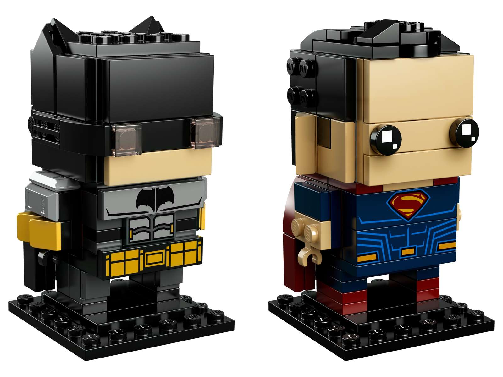 LEGO® BrickHeadz™ Tactical Batman™ & Superman™ - 41610 - 209 Piece Building Set