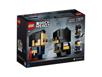 LEGO® BrickHeadz™ Tactical Batman™ & Superman™ - 41610 - 209 Piece Building Set