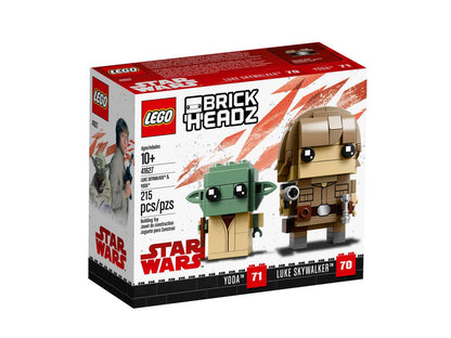 LEGO® BrickHeadz™ Luke Skywalker™ & Yoda™ - 41627 - 215 Piece Building Set