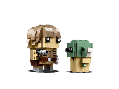 LEGO® BrickHeadz™ Luke Skywalker™ & Yoda™ - 41627 - 215 Piece Building Set