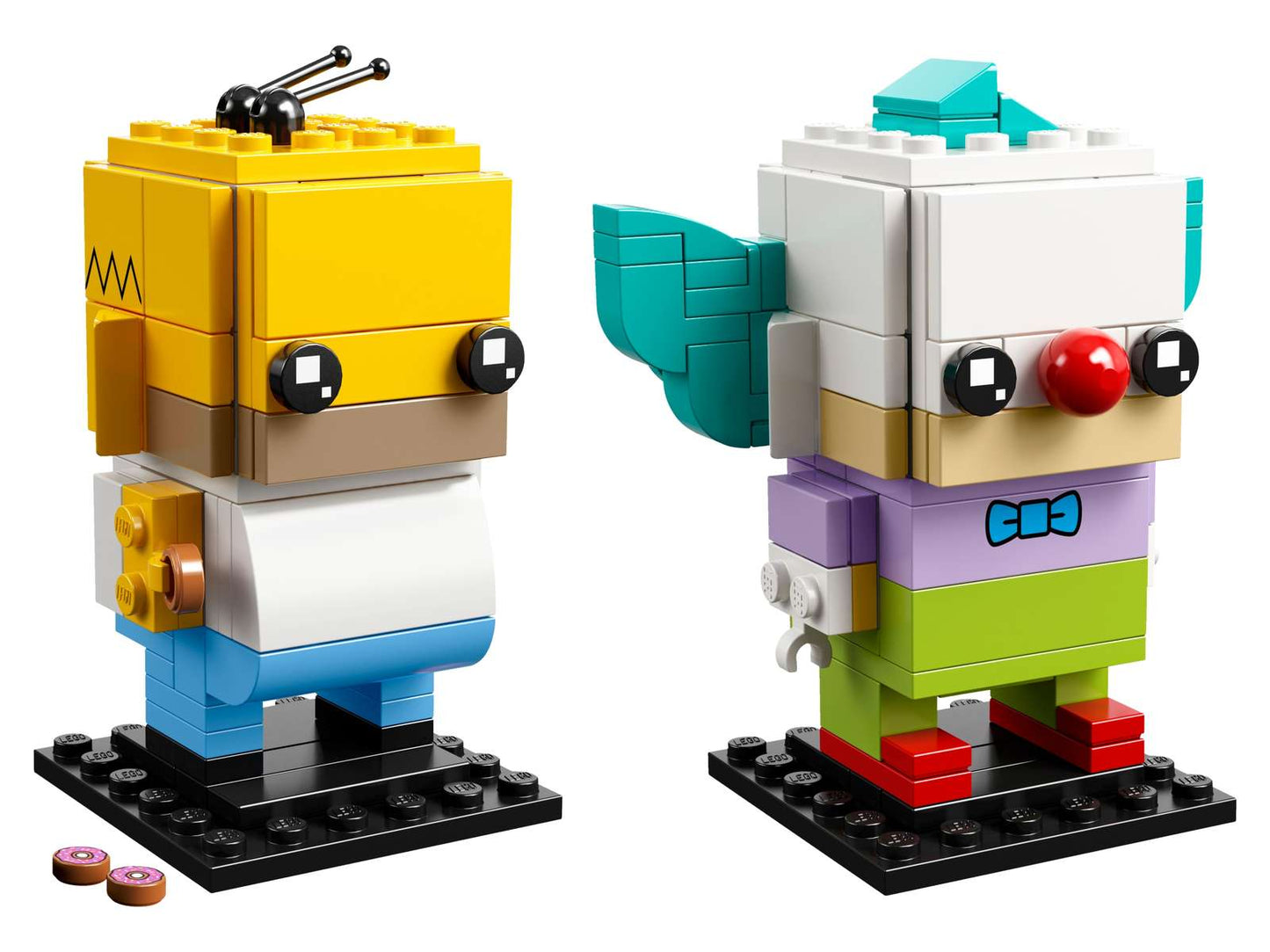 LEGO® BrickHeadz™ Homer Simpson & Krusty the Clown - 41632 - 215 Piece Building Set