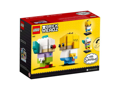 LEGO® BrickHeadz™ Homer Simpson & Krusty the Clown - 41632 - 215 Piece Building Set