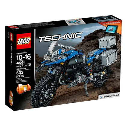 LEGO® Technic™ BMW R 1200 GS Adventure Motorcycle — 42063 — 603 Piece Building Set