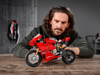 LEGO® Technic™ Ducati Panigale V4 R Motorcycle — 42107 — 646 Piece Building Set