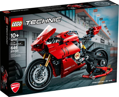 LEGO® Technic™ Ducati Panigale V4 R Motorcycle — 42107 — 646 Piece Building Set