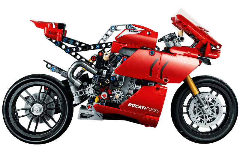 LEGO® Technic™ Ducati Panigale V4 R Motorcycle — 42107 — 646 Piece Building Set