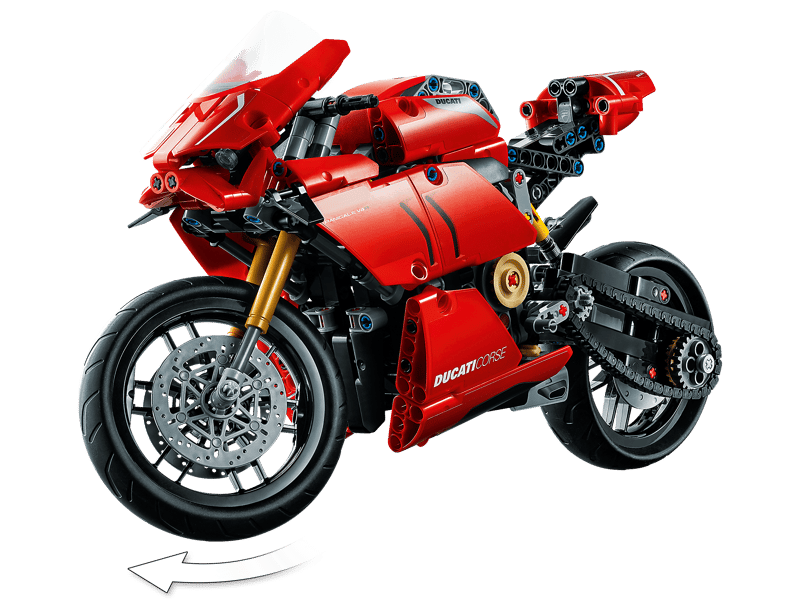LEGO® Technic™ Ducati Panigale V4 R Motorcycle — 42107 — 646 Piece Building Set