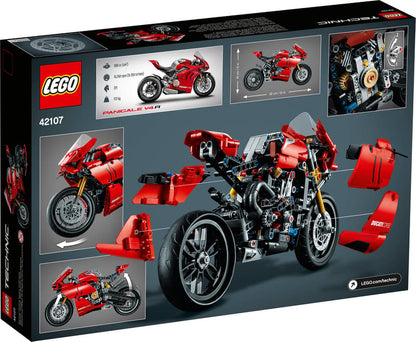 LEGO® Technic™ Ducati Panigale V4 R Motorcycle — 42107 — 646 Piece Building Set