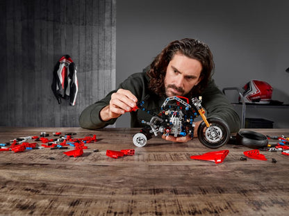 LEGO® Technic™ Ducati Panigale V4 R Motorcycle — 42107 — 646 Piece Building Set
