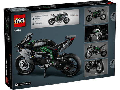 LEGO® Technic™ Kawasaki Ninja H2R Motorcycle — 42170 — 643 Piece Building Set