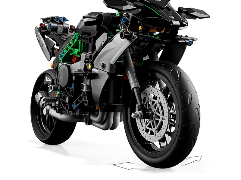 LEGO® Technic™ Kawasaki Ninja H2R Motorcycle — 42170 — 643 Piece Building Set
