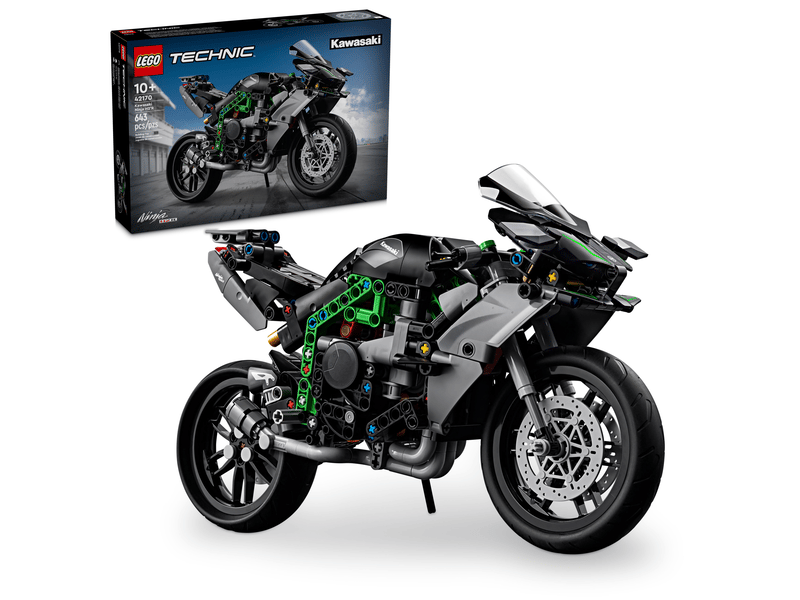 LEGO® Technic™ Kawasaki Ninja H2R Motorcycle — 42170 — 643 Piece Building Set