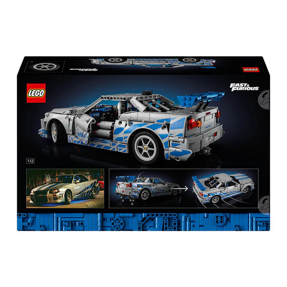 LEGO® Technic™ 2 Fast 2 Furious Nissan Skyline GT-R (R34) — 42210 — 1410 Piece Building Set
