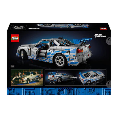 LEGO® Technic™ 2 Fast 2 Furious Nissan Skyline GT-R (R34) — 42210 — 1410 Piece Building Set