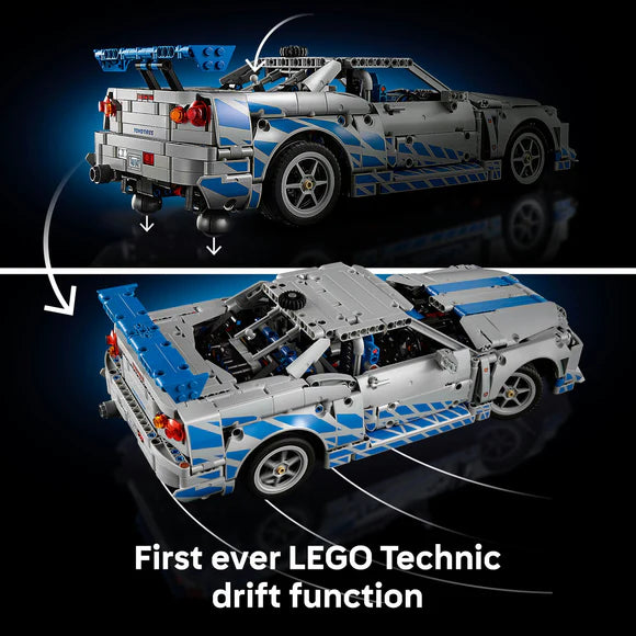LEGO® Technic™ 2 Fast 2 Furious Nissan Skyline GT-R (R34) — 42210 — 1410 Piece Building Set