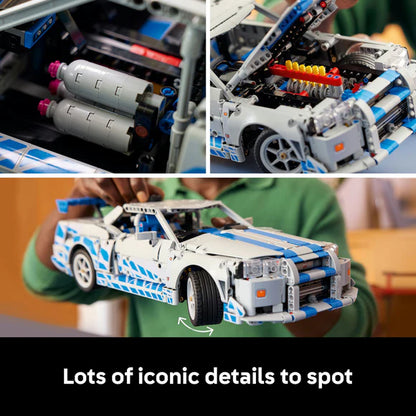 LEGO® Technic™ 2 Fast 2 Furious Nissan Skyline GT-R (R34) — 42210 — 1410 Piece Building Set
