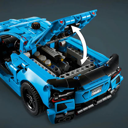 LEGO® Technic™ Chevrolet Corvette Stingray Blue Car - 42217 - 732 Piece Building Set