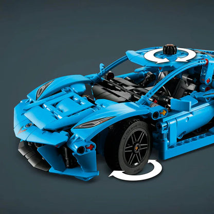 LEGO® Technic™ Chevrolet Corvette Stingray Blue Car - 42217 - 732 Piece Building Set