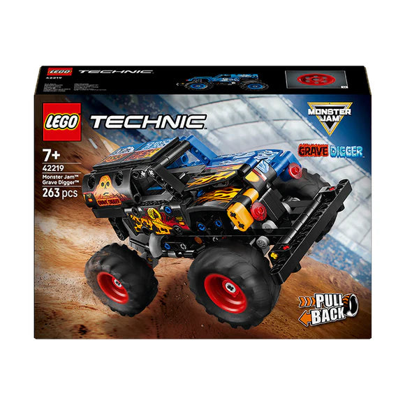LEGO® Technic Monster Jam™ Grave Digger™ Fire and Ice - 42219 - 263 Piece Building Set