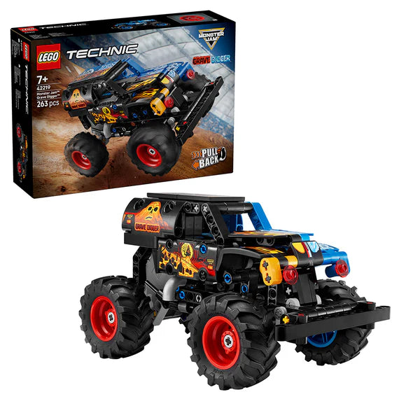 LEGO® Technic Monster Jam™ Grave Digger™ Fire and Ice - 42219 - 263 Piece Building Set