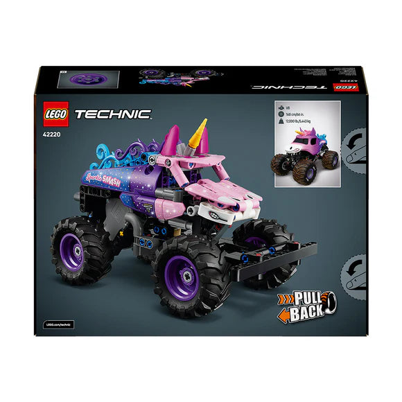 LEGO® Technic Monster Jam™ Sparkle Smash™ Pull-Back Toy - 42220 - 243 Piece Building Set