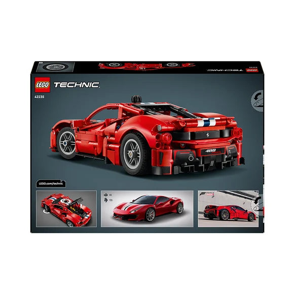 LEGO® Technic™ Ferrari 488 PISTA Car — 42235 — 882 Piece Building Set