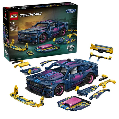 LEGO® Technic™ Custom Garage Ford Mustang GT Car — 42236 — 973 Piece Building Set