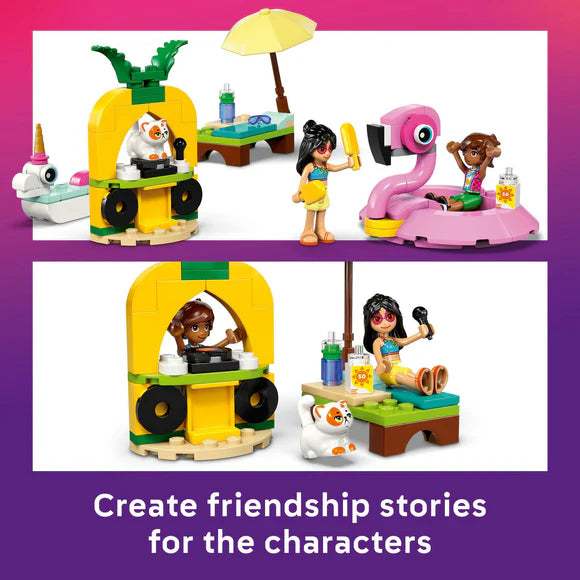 LEGO® Friends Unicorn & Flamingo Pool Party - 42658 - 99 Piece Building Set