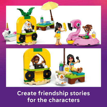 LEGO® Friends Unicorn & Flamingo Pool Party - 42658 - 99 Piece Building Set