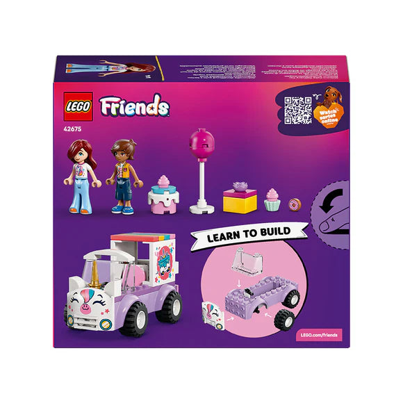 LEGO® Friends Unicorn Cake Delivery Car - 42675 - 67 Piece Building Set