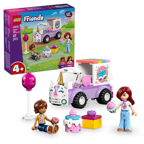 LEGO® Friends Unicorn Cake Delivery Car - 42675 - 67 Piece Building Set