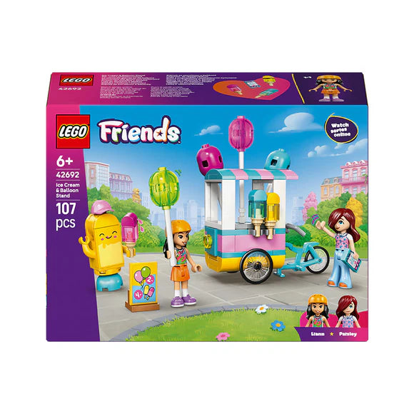 LEGO® Friends Ice Cream & Balloon Stand - 42692 - 107 Piece Building Set