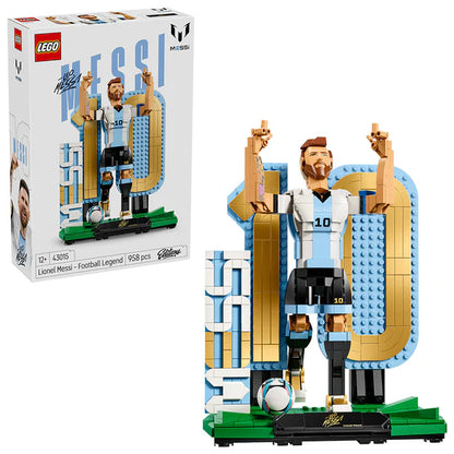 LEGO® EDITIONS™ - Lionel Messi – Football Legend - 43015 - 958 Piece Building Set | Brick N Build