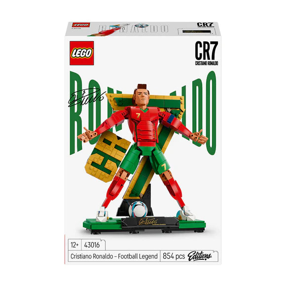 LEGO® EDITIONS™ - Cristiano Ronaldo – Football Legend - 43016 - 854 Piece Building Set | Brick N Build