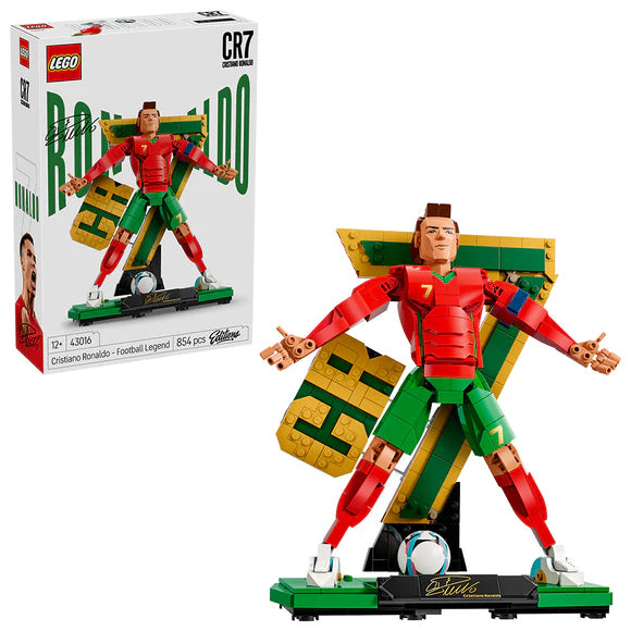 LEGO® EDITIONS™ - Cristiano Ronaldo – Football Legend - 43016 - 854 Piece Building Set | Brick N Build