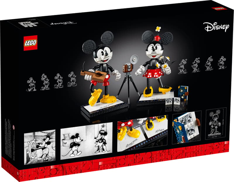 LEGO® Disney™ Mickey Mouse & Minnie Mouse Buildable Characters — 43179 — 1739 Piece Building Set