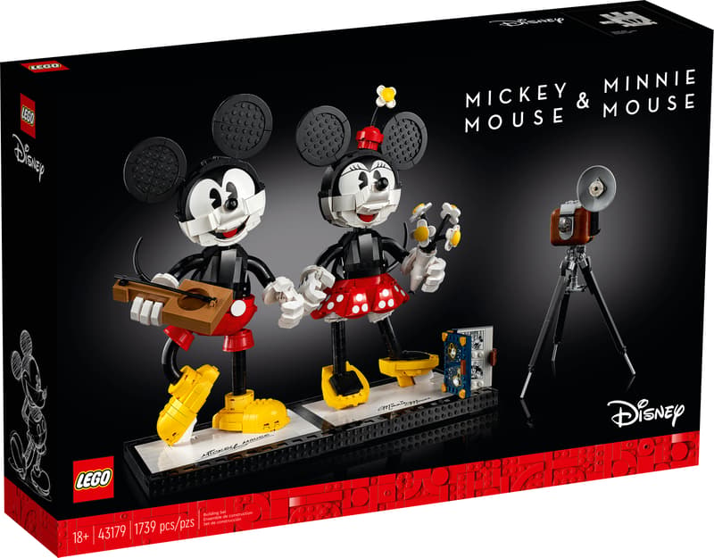 LEGO® Disney™ Mickey Mouse & Minnie Mouse Buildable Characters — 43179 — 1739 Piece Building Set