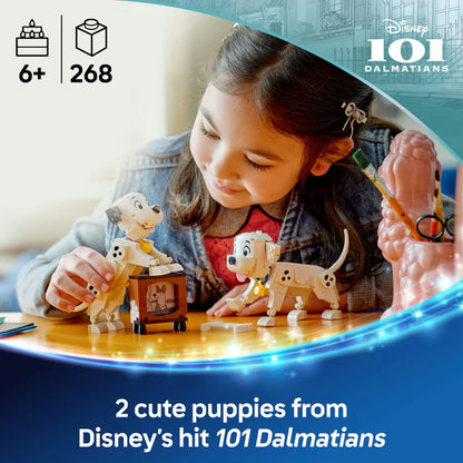 LEGO® ǀ Disney Classic Lucky & Penny 101 Dalmatians Puppies - 43271 - 268 Piece Building Set