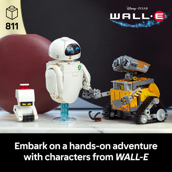 LEGO® Disney and Pixar WALL-E and EVE — 43279 — 811 Piece Building Set