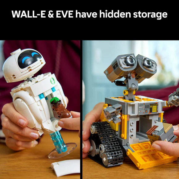 LEGO® Disney and Pixar WALL-E and EVE — 43279 — 811 Piece Building Set