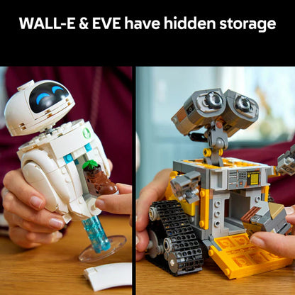 LEGO® Disney and Pixar WALL-E and EVE — 43279 — 811 Piece Building Set